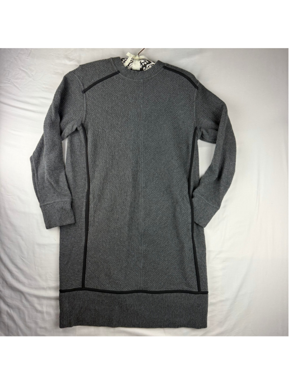 Lululemon Athletica On Repeat Dress Size 6 Heathered Grey Oversized Athleisure